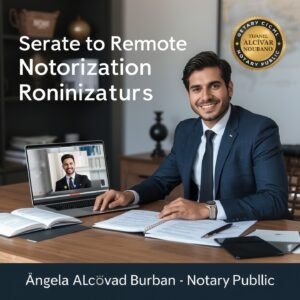 Notarización remota en línea (RON)