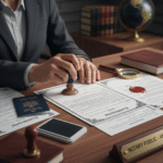 Notarización de contratos comerciales