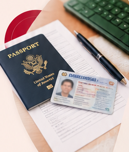 Pasaporte e identificación para su cita notarial